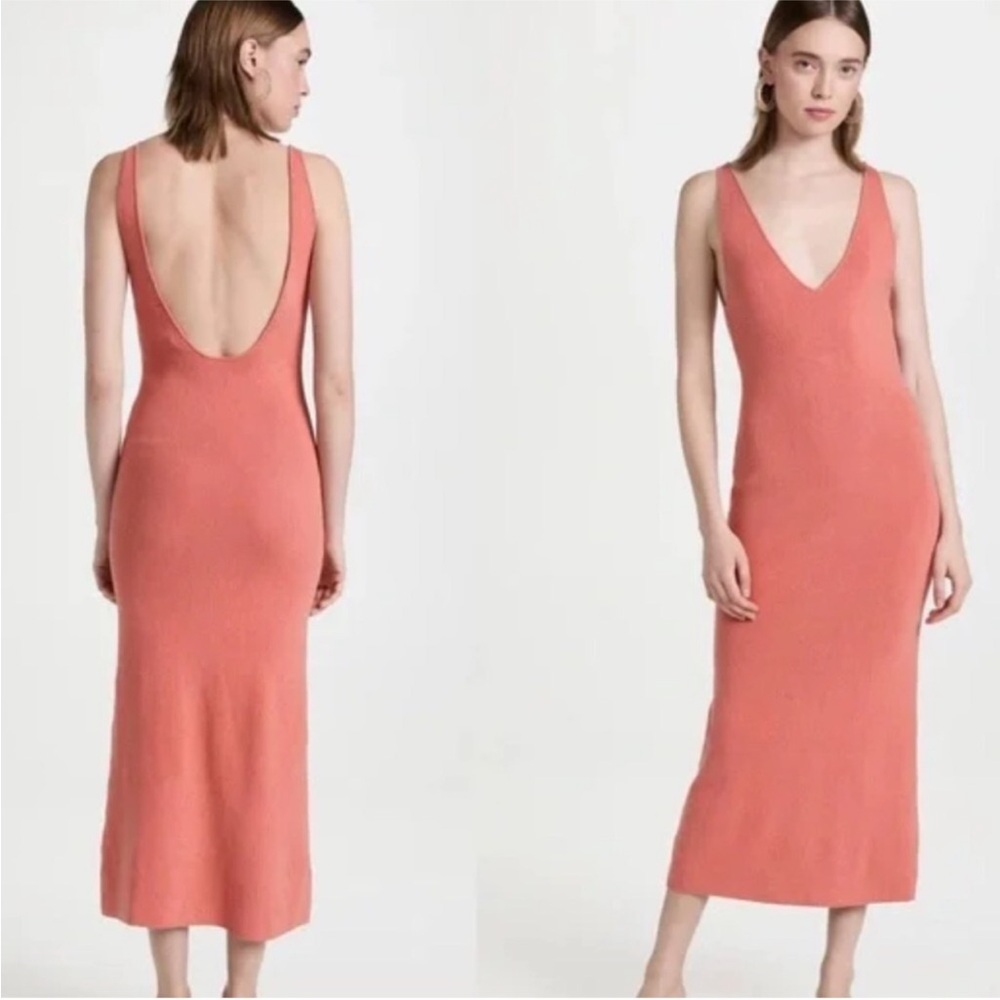 Free People FP Beach Daniela Midi Ribbed Sweater Dress